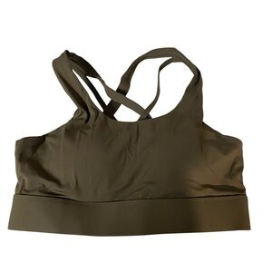 Women's Olive Sports Bra